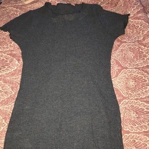 grey mini dress